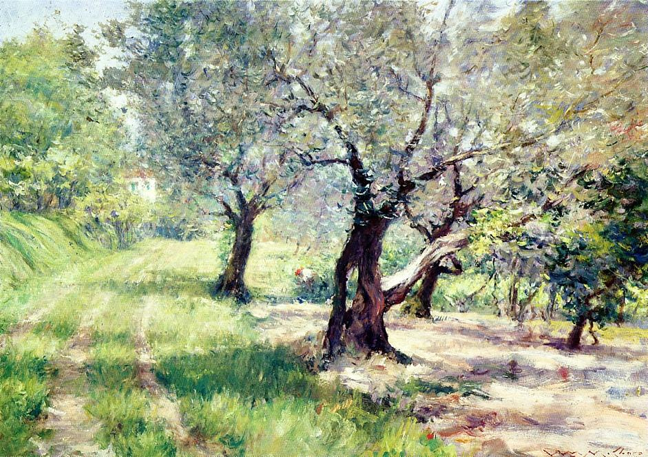 William Merritt Chase. Olive grove