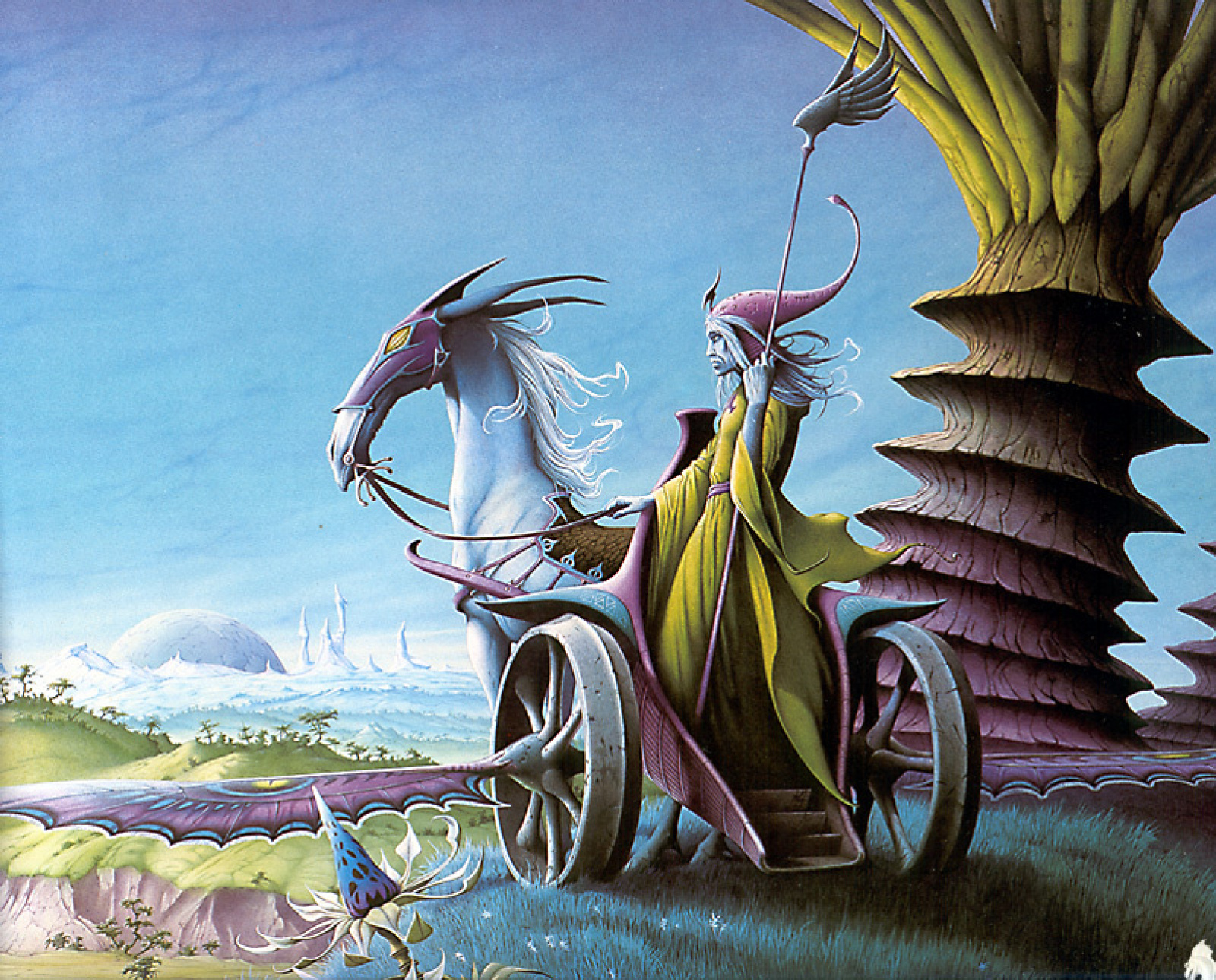 Rodney Matthews Turning time: Description of the artwork | Arthive