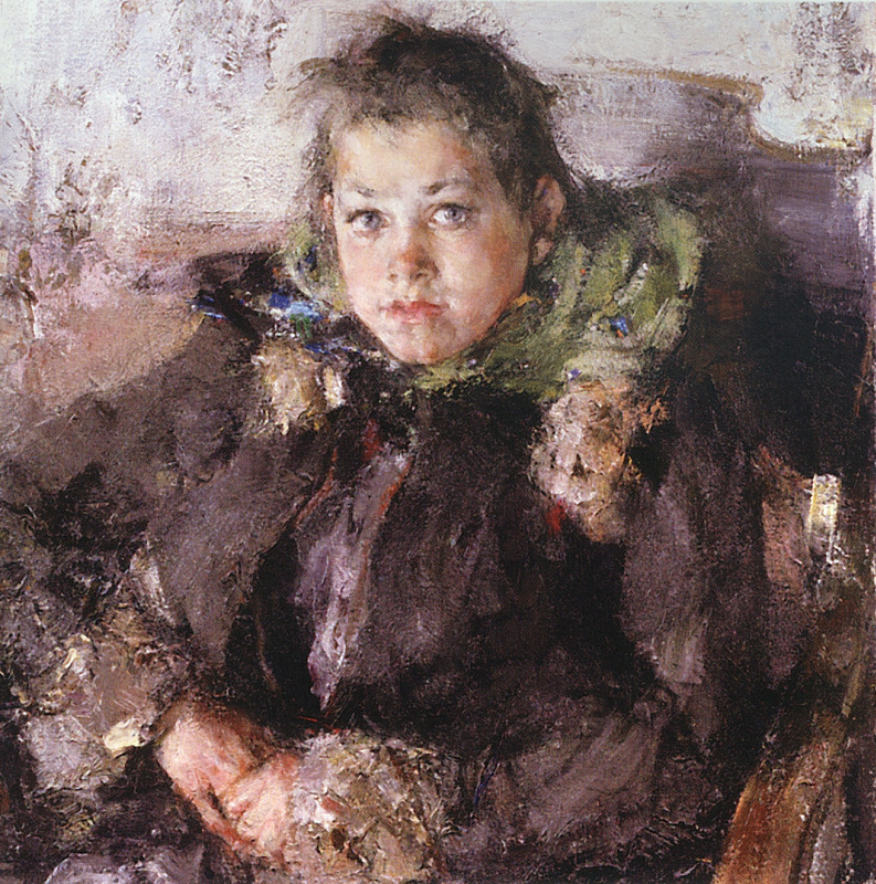 Nicolai Fechin. Portrait of a girl