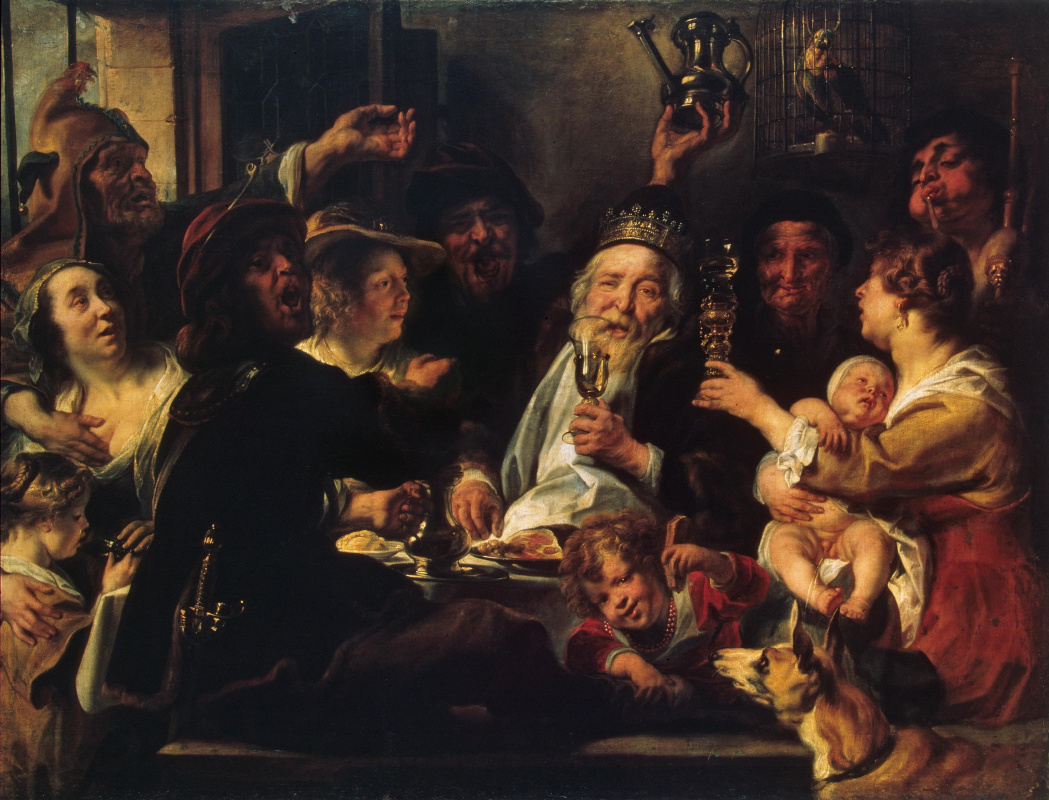 Jacob Jordaens. Bean King