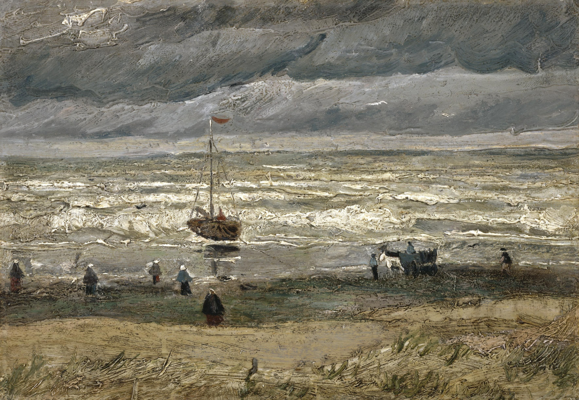 Vincent van Gogh. A view of the sea at Scheveningen