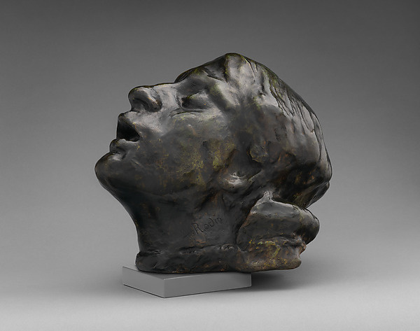 Auguste Rodin. The head of sorrow. Etude