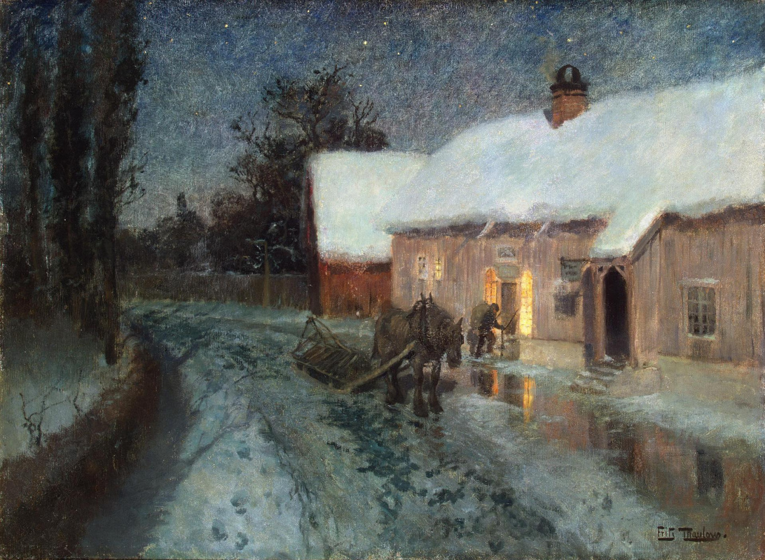 Frits Thaulow. Night