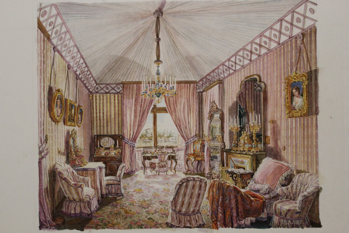 塔季扬娜（Tatyana） 亚历山大（Alexandrovna） 穆拉托娃（Muratova）. 室内复制19世纪