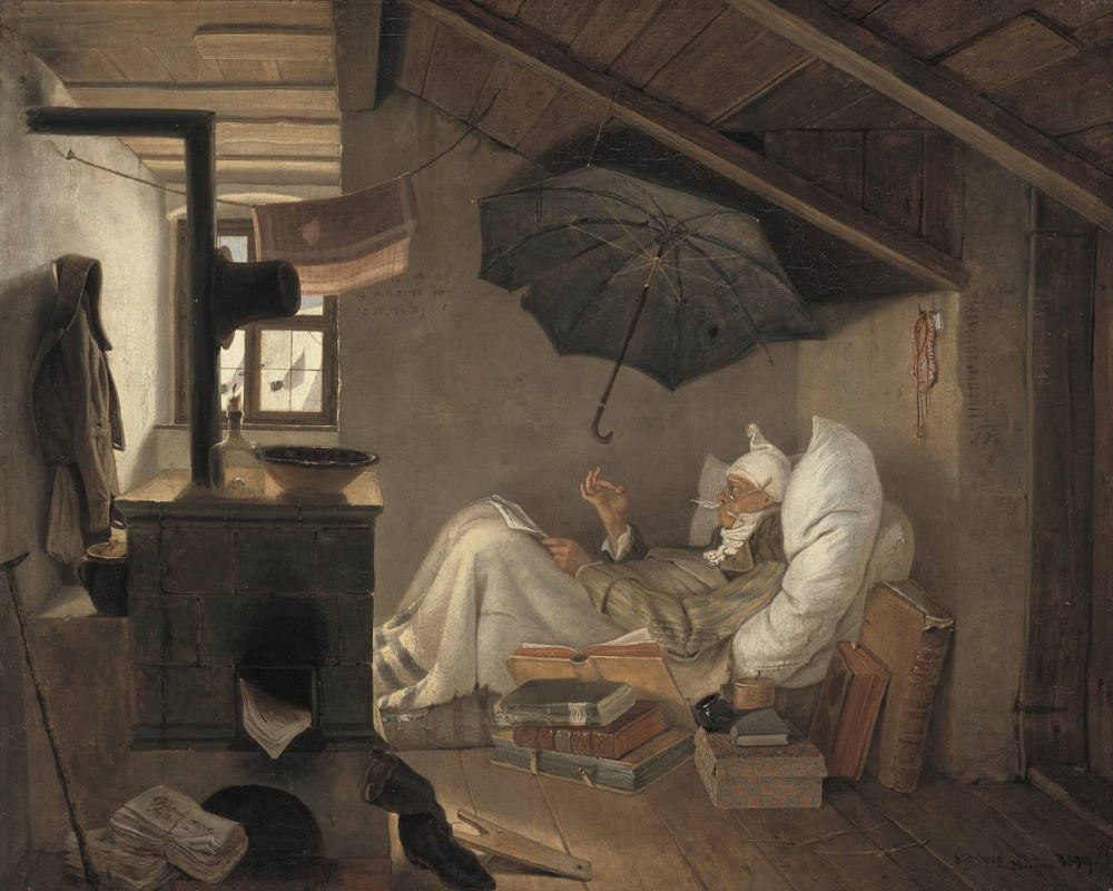 Karl Spitzweg. The poor poet