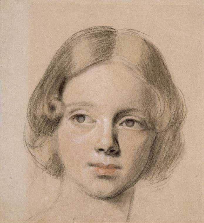 Anthony Frederick Augustus Sandys. Portrait Of Emma Sandys