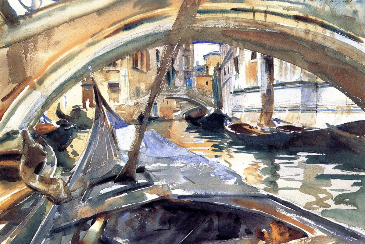 John Singer Sargent. The canal Rio di Santa Maria Formosa, Venice