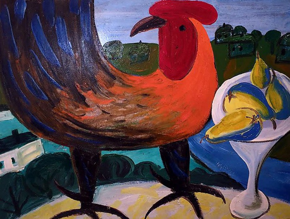 Vasily Ivanovich Shevchenko. The rooster and the pears