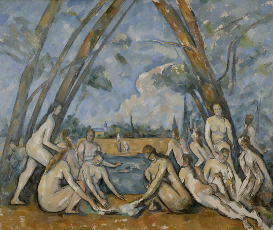 Paul Cezanne. The large bathers