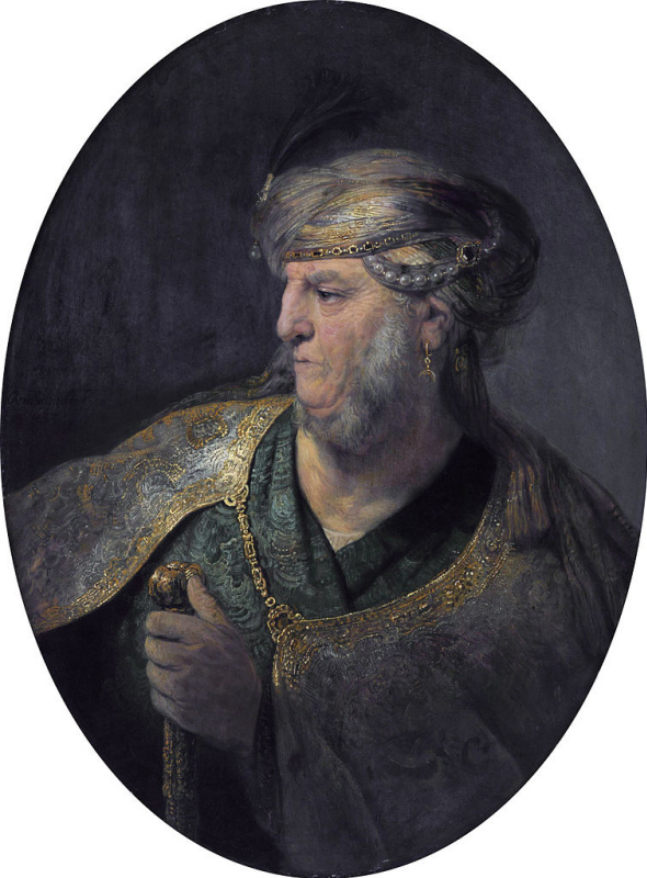 Rembrandt Harmenszoon van Rijn. Portrait of a man in Oriental dress