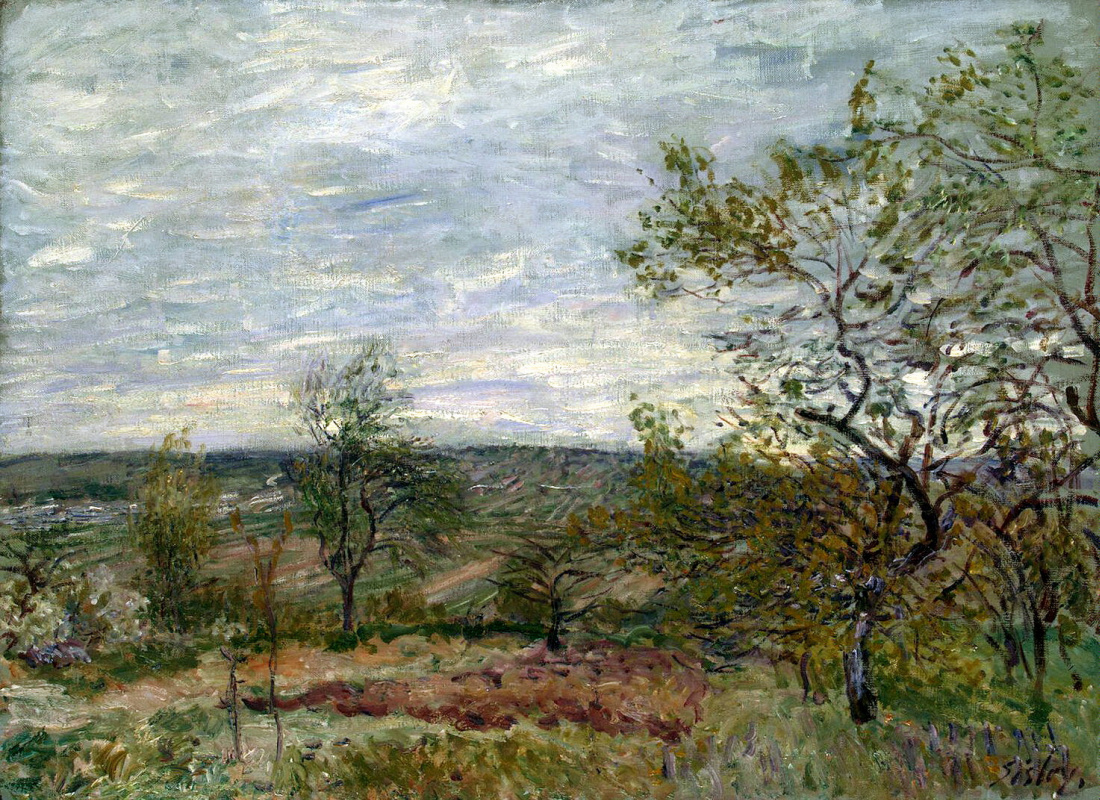 Alfred Sisley. Windy day in Vienna
