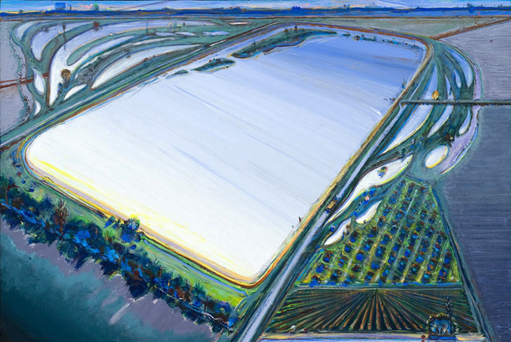 Wayne Thiebaud. Landscape 17