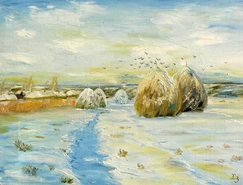Sergei Nikolayevich Khodorenko-Zatonsky. Winter