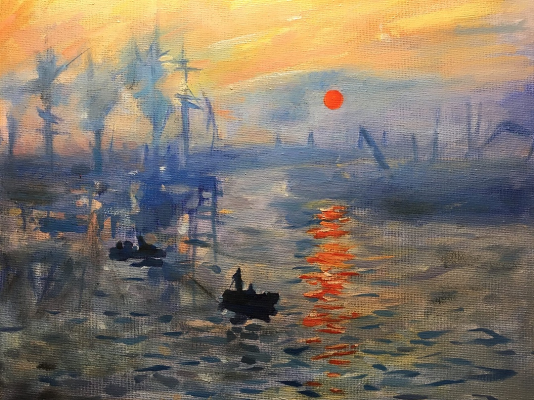 Valeria. Monet's copy of Sunrise