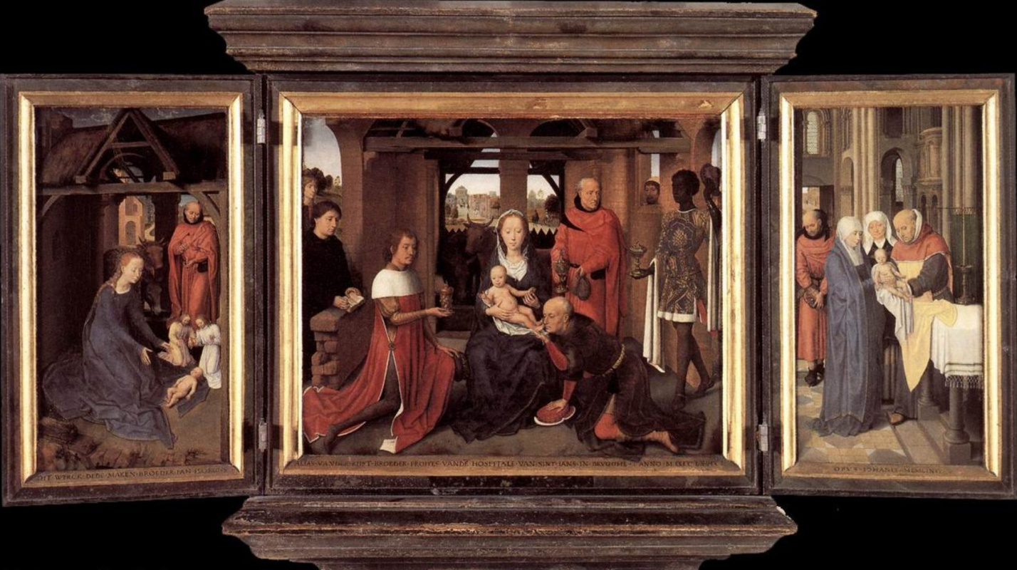 Hans Memling. Triptych Of Jan Florence