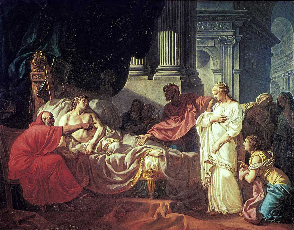 Jacques-Louis David. Antiochus and stratonice