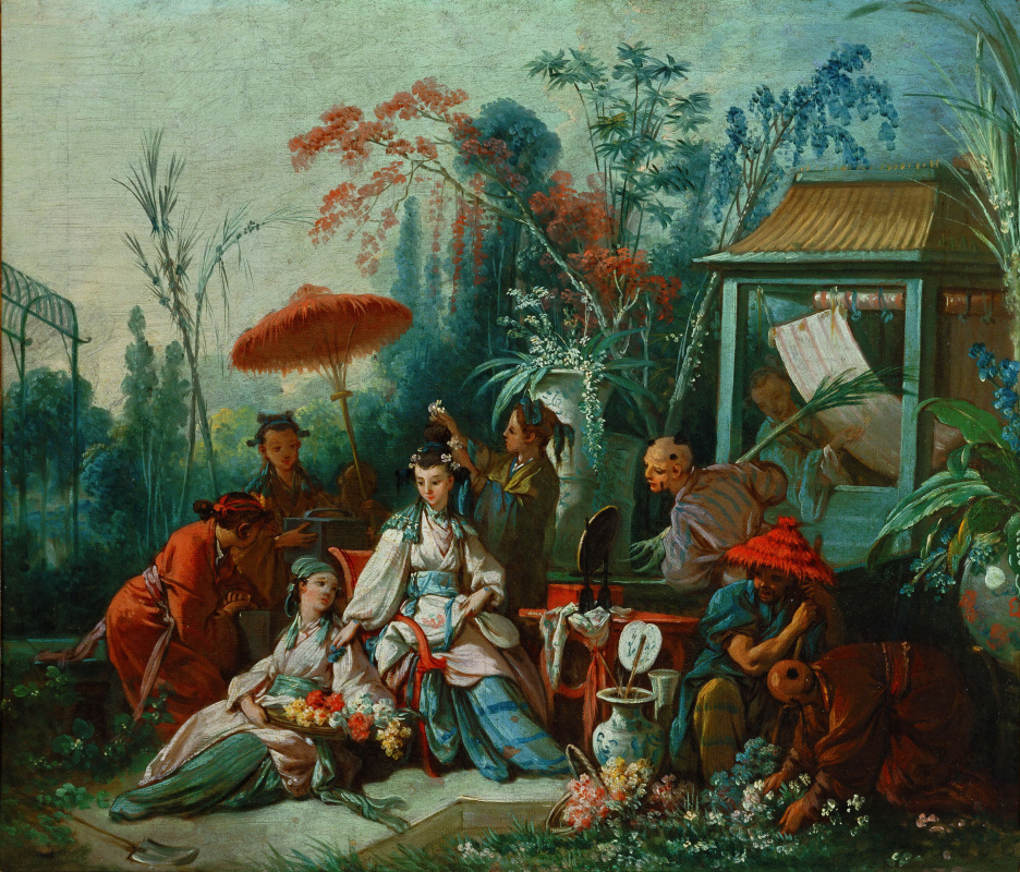 Francois Boucher. Chinese garden