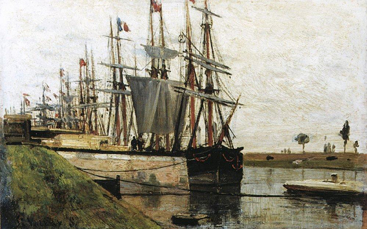 Alexey Petrovich Bogolyubov. Quay in Saint-Valery