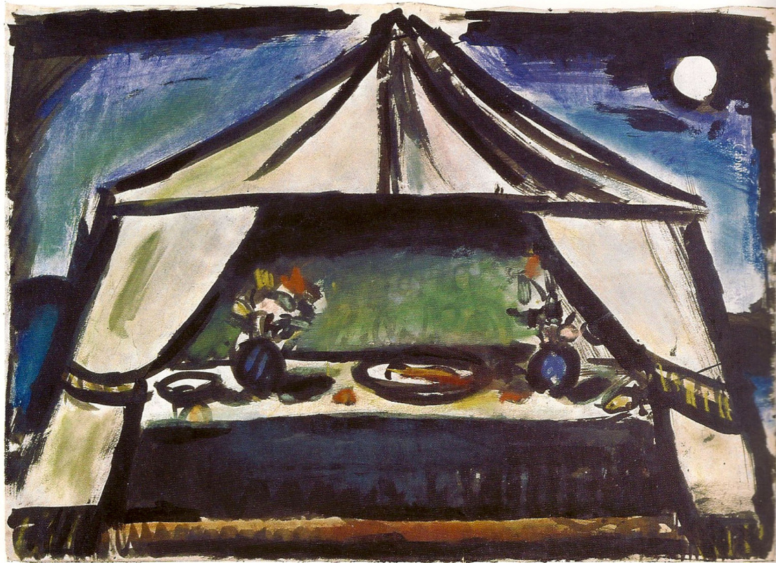 Georges Rouault. Set-design für das Ballett Der Verlorene Sohn-Szene II