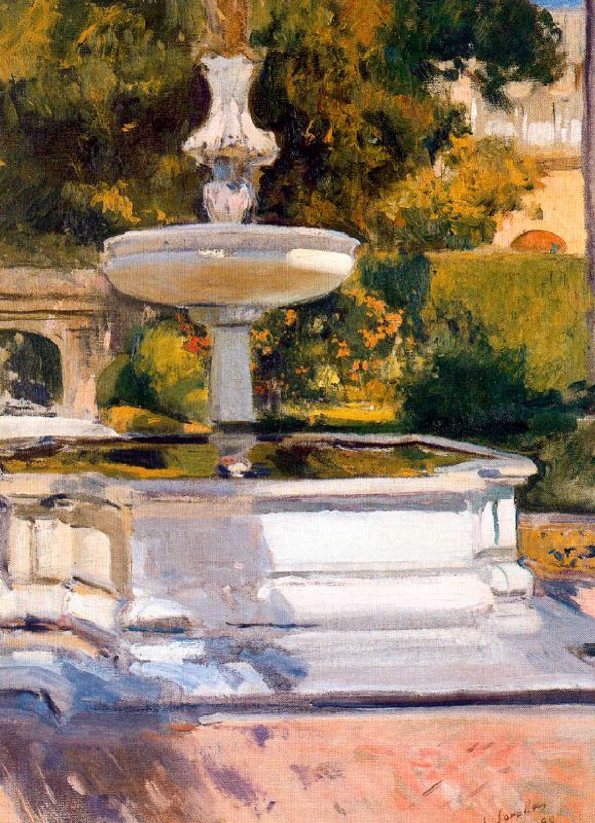Fountain, 1899, 54×70 cm by Joaquin Sorolla: History, Analysis
