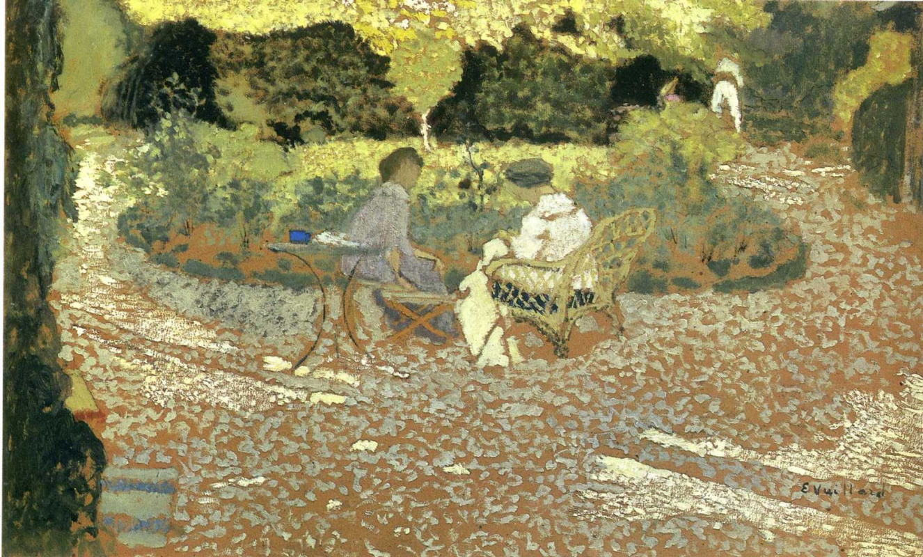 Jean Edouard Vuillard. In the Garden