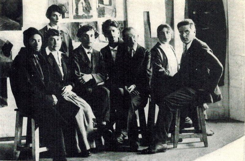 Judel Peng. Les enseignants de Vitebsk populaire de l'ecole d'art. Vitebsk, le 26 juillet 1919.