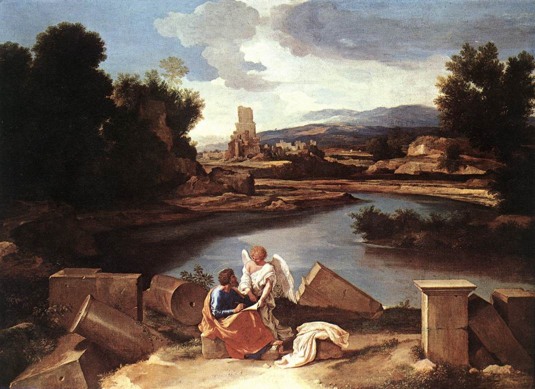 Nicolas Poussin. SV. Matthew and the angel