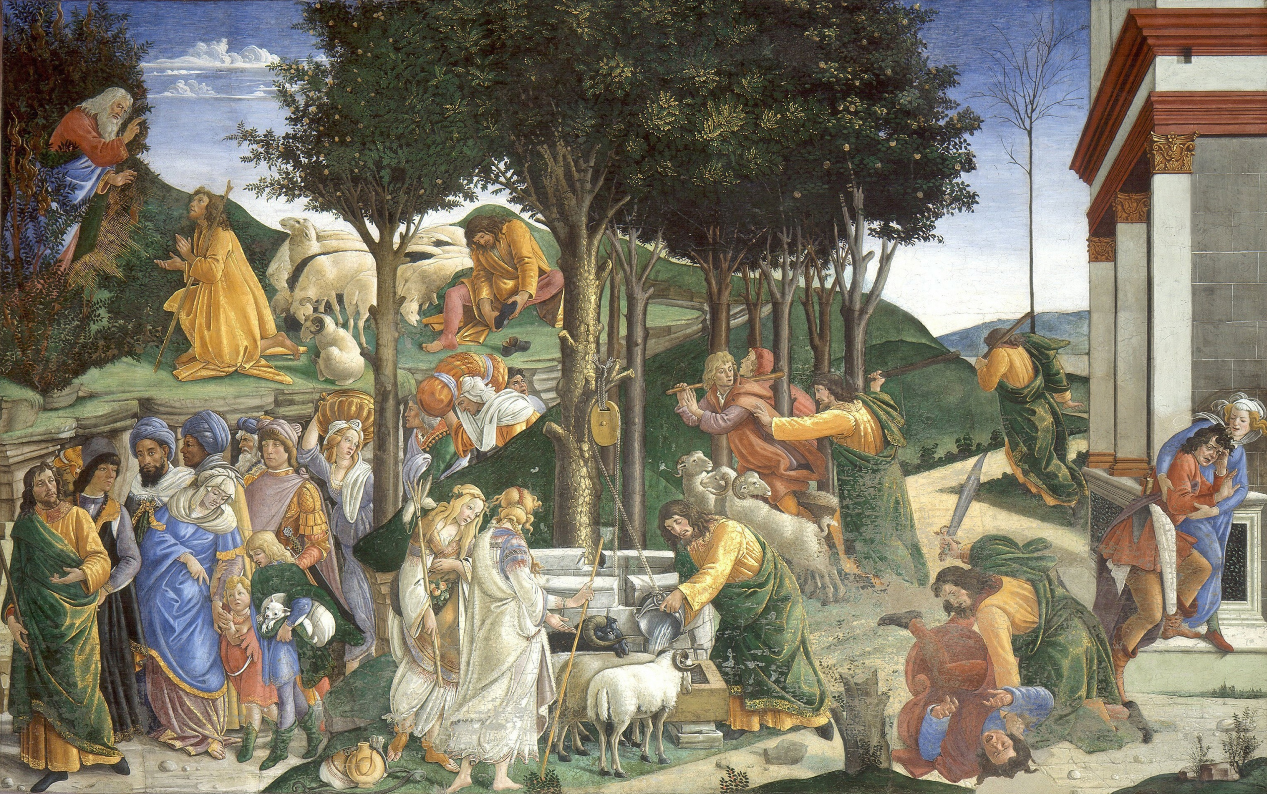 Buy a digital copy: Sandro Botticelli - The Calling Of Moses