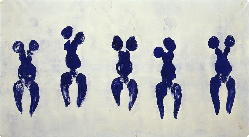 Yves Klein. Anthropometry of the blue period