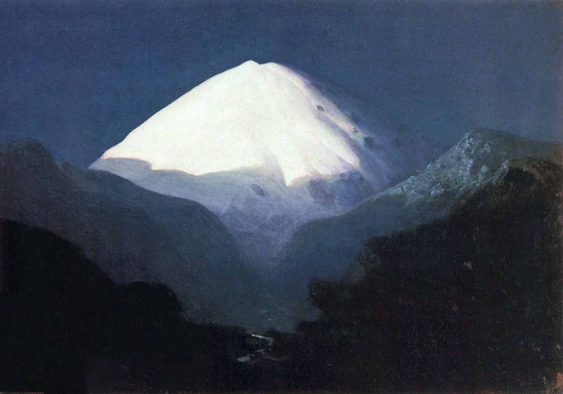 Arkhip Kuindzhi. Elbrus. Moonlit night