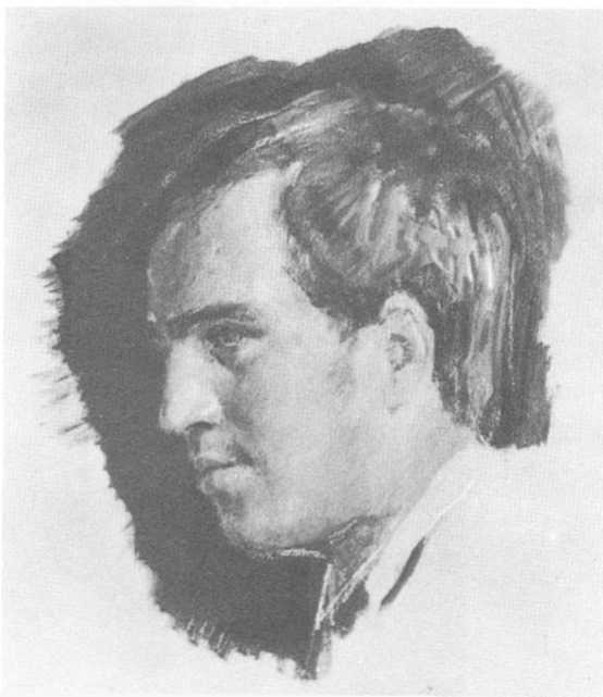 Valentin Aleksandrovich Serov. Porträt von Vsevolod Savvich Mamontov. Etüde