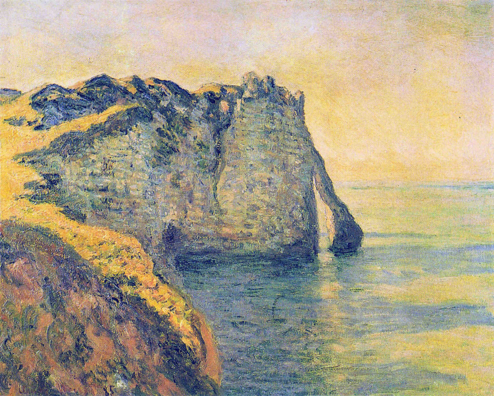 Claude Monet. Rocks in Port d Aval