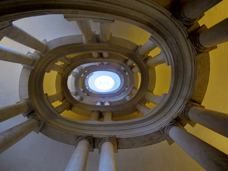 Francesco Borromini. Staircase at the Palazzo Barberini