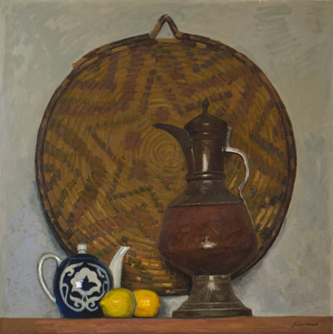 Still life, 2006, 100×100 cm by Heliy Mikhailovich Korzhev