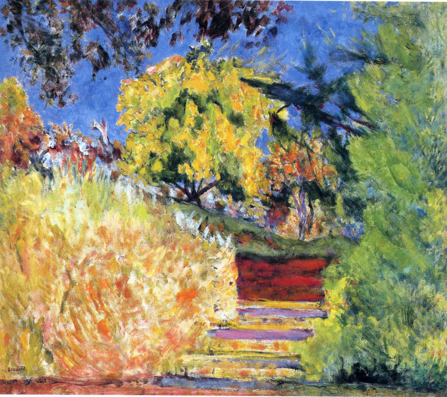 Pierre Bonnard. The trees in the Park