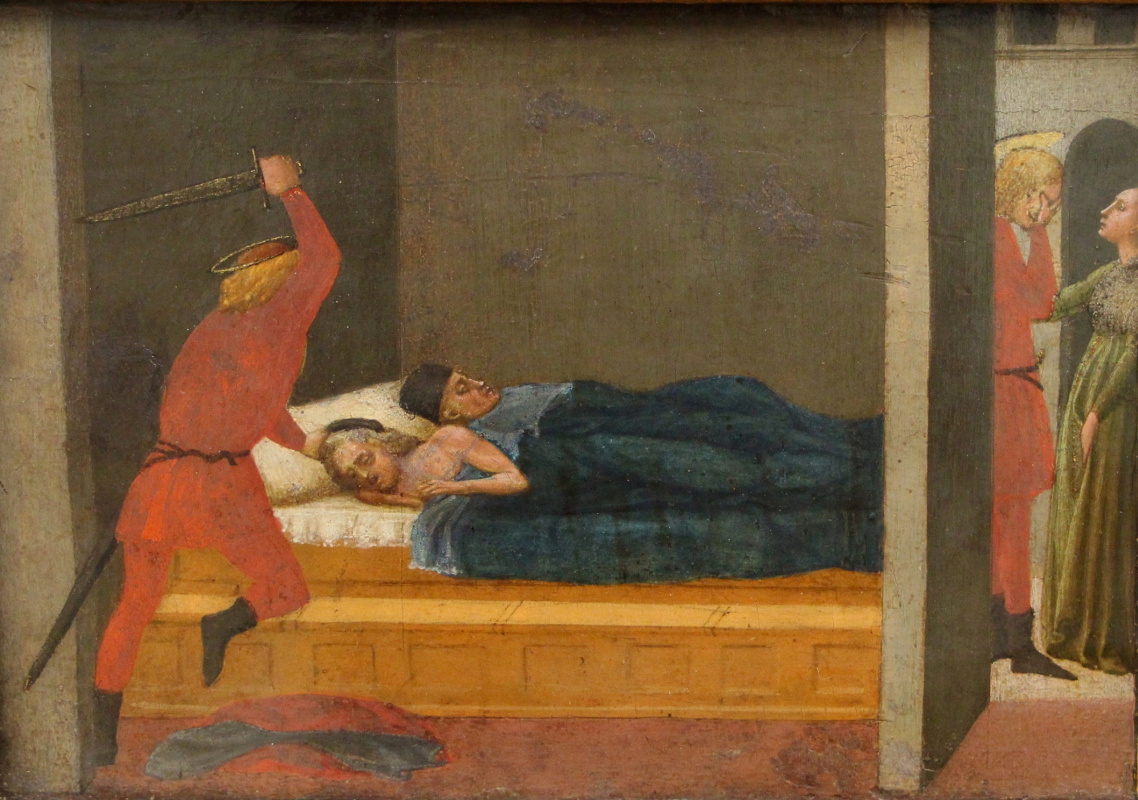 Tommaso Masaccio. Life of St. Julian. Pizansky polyptych