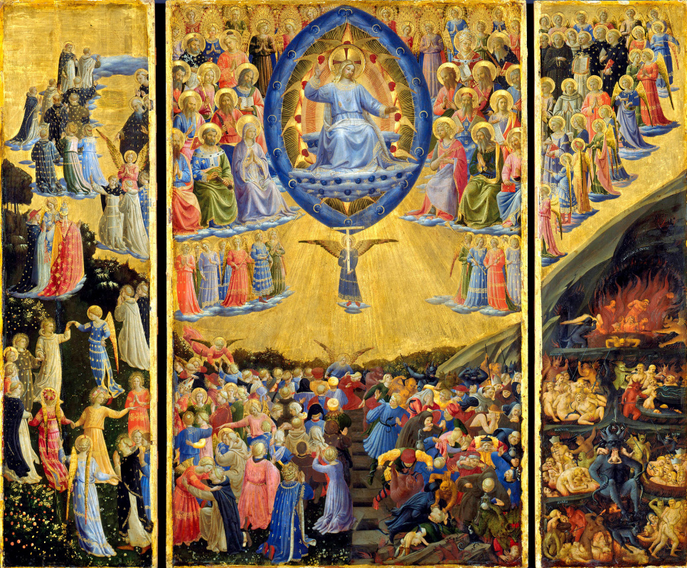 Fra Beato Angelico. The Last Judgment (triptych)