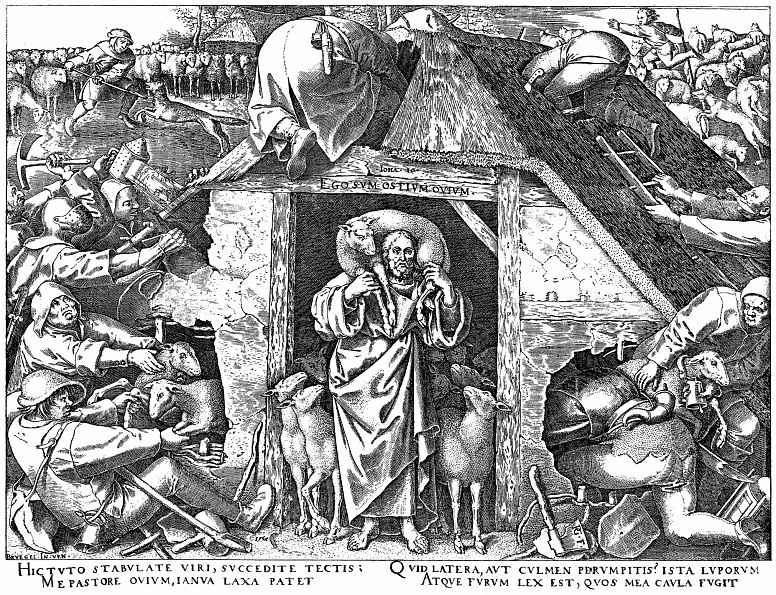 Pieter Bruegel The Elder. The parable of the good shepherd