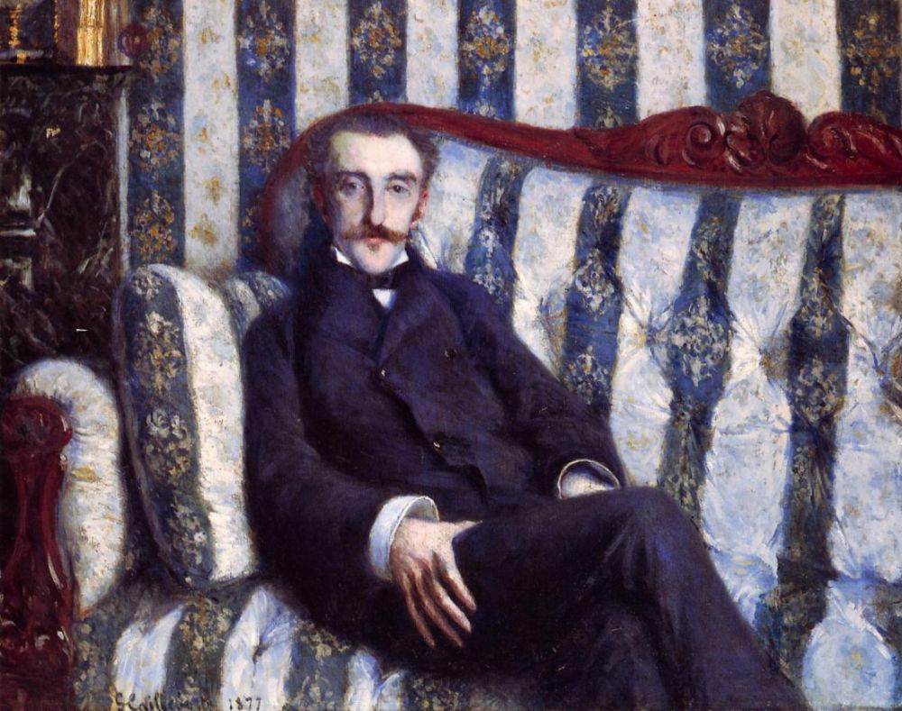 Gustave Caillebotte. Portrait of a man