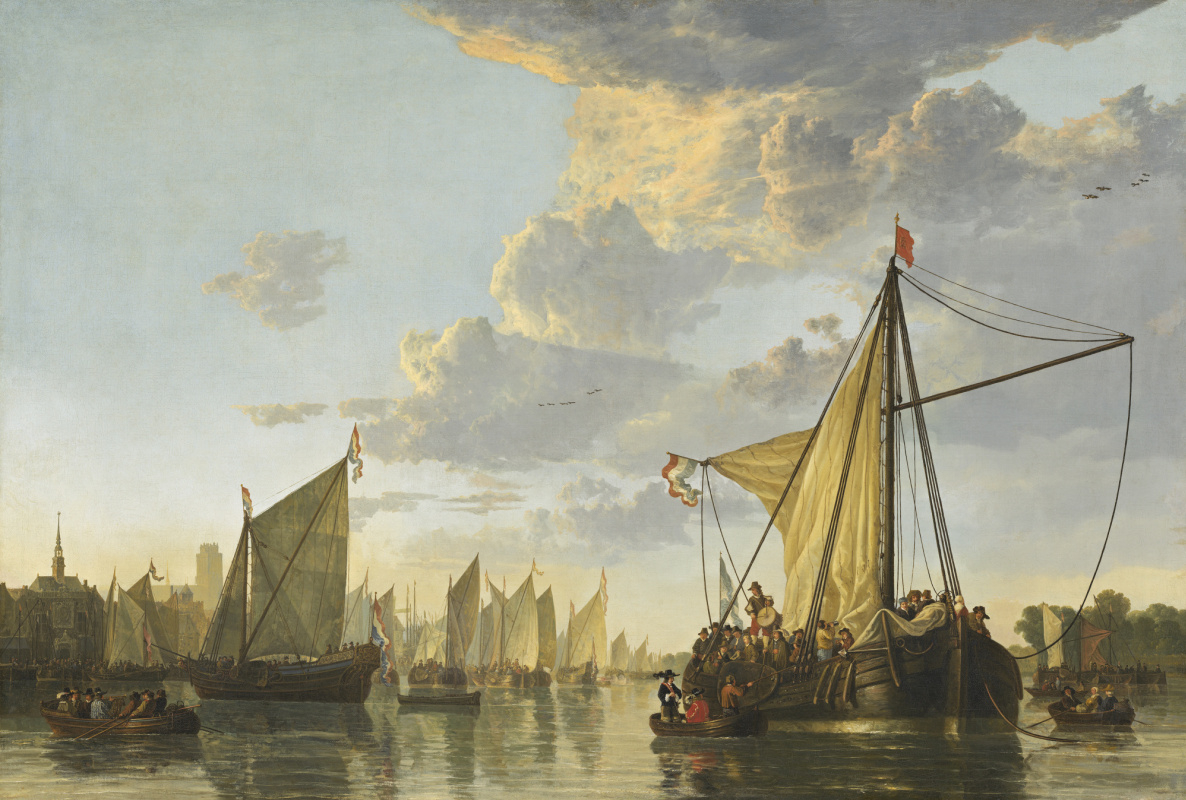 Albert Köyp. The Harbour Of Dordrecht