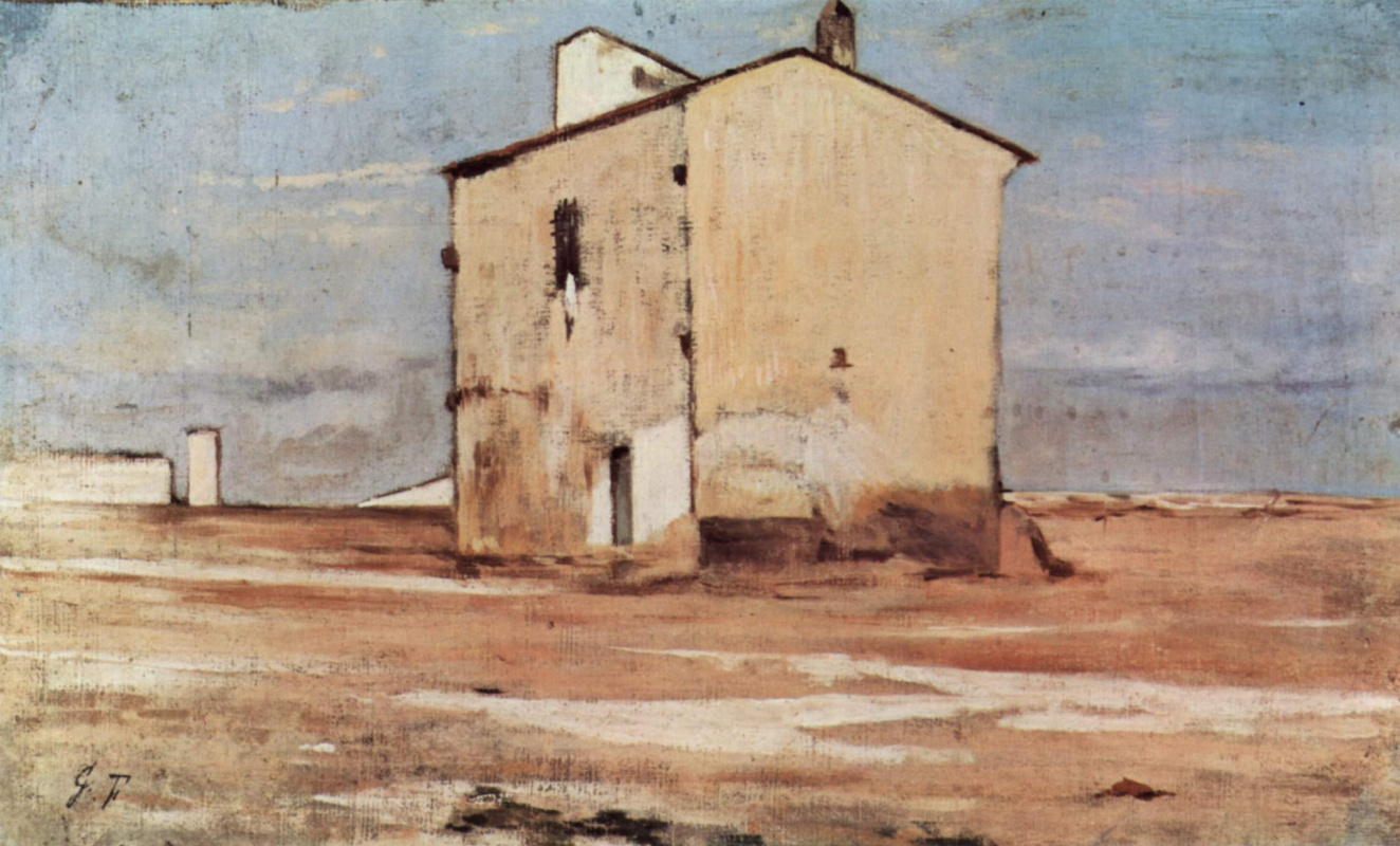 Giovanni Fattori. Knacker's yard in Livorno