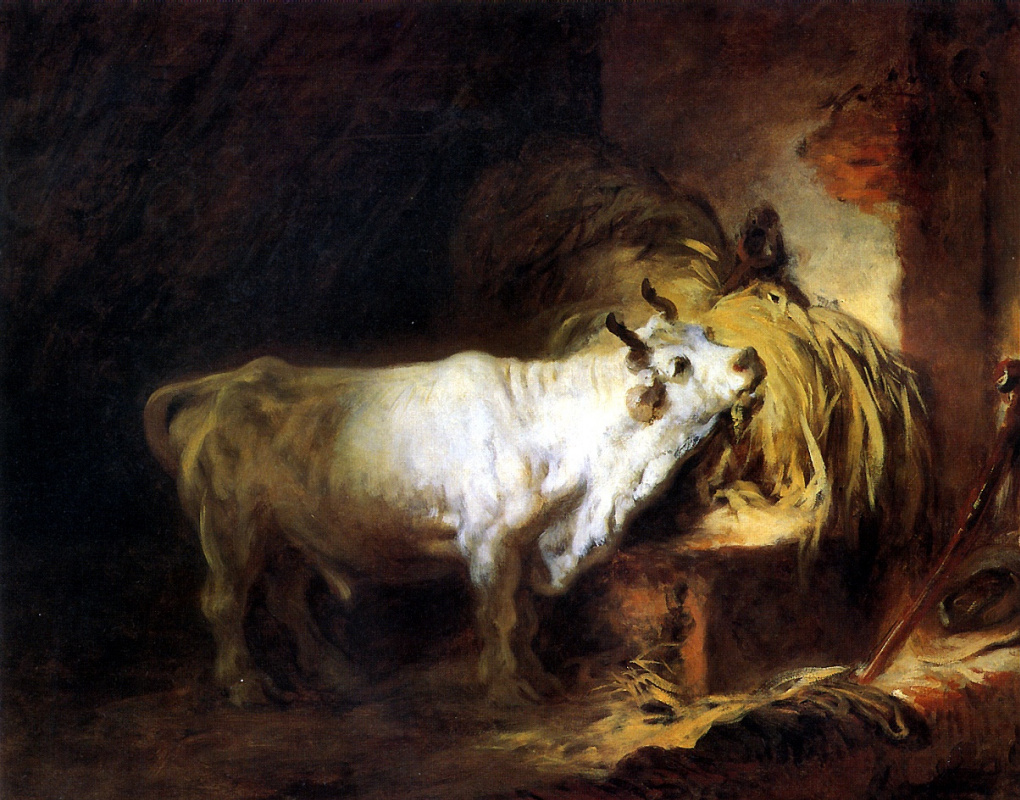 Jean-Honore Fragonard. White bull