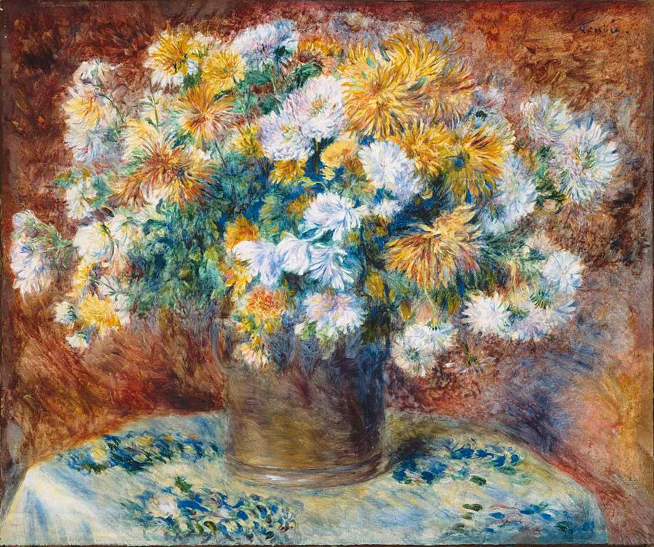 Pierre-Auguste Renoir. Chrysanthemum