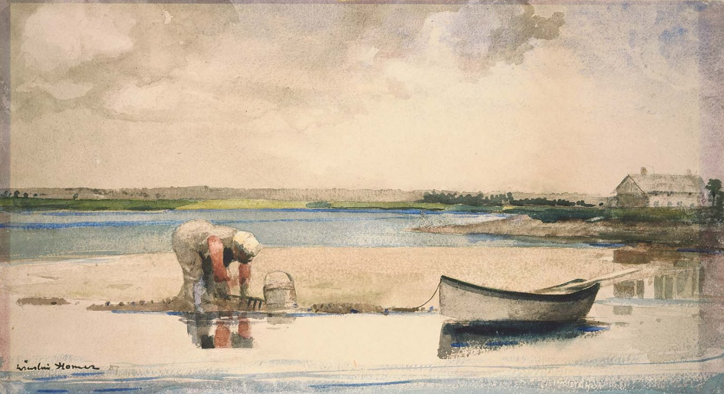 Winslow Homer. Collecting shellfish