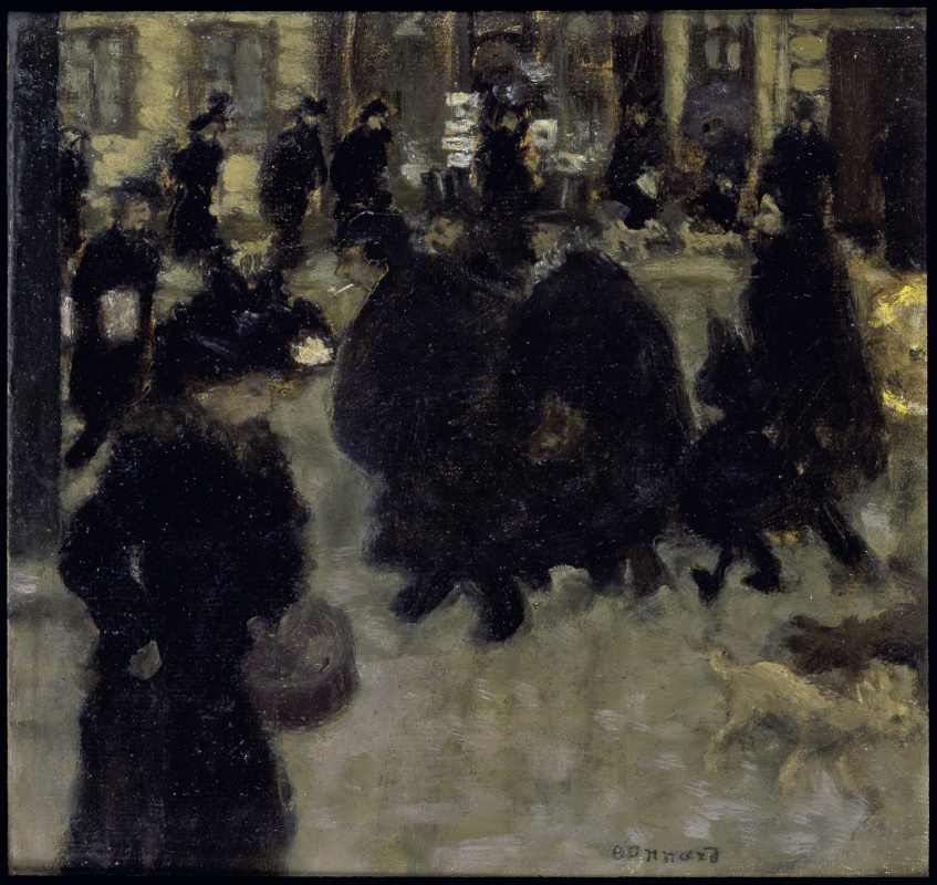 Pierre Bonnard. People on the street