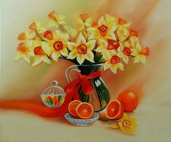 Irel Shulzhenko. Daffodils