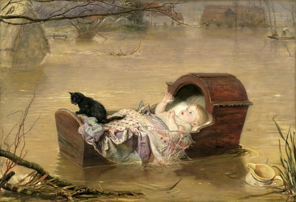 John Everett Millais. Flood