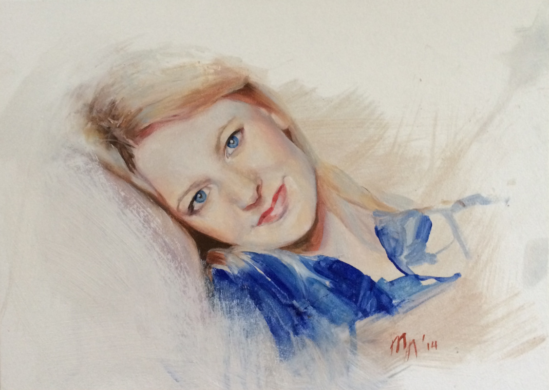 Love Makovsky. Female portrait