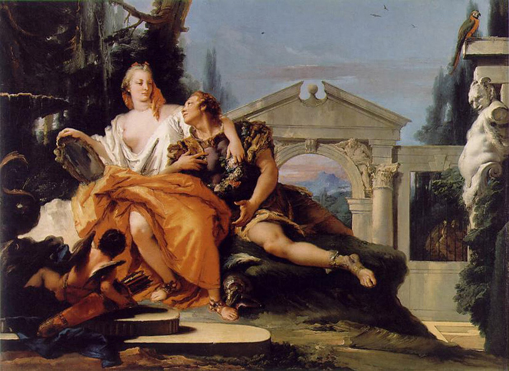 Rinaldo and Armida in the garden