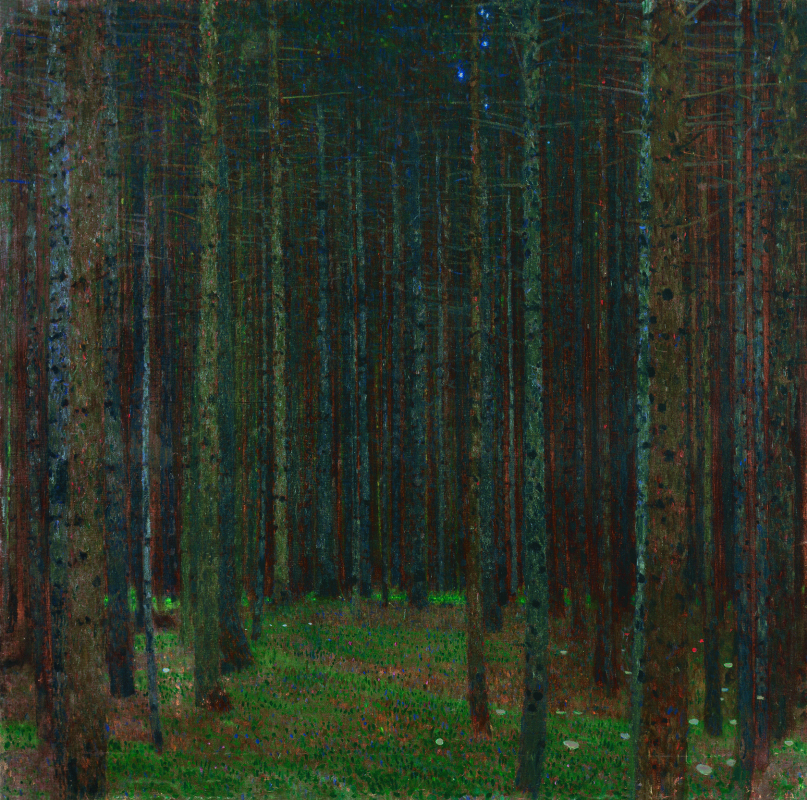 Gustav Klimt. The pine forest I